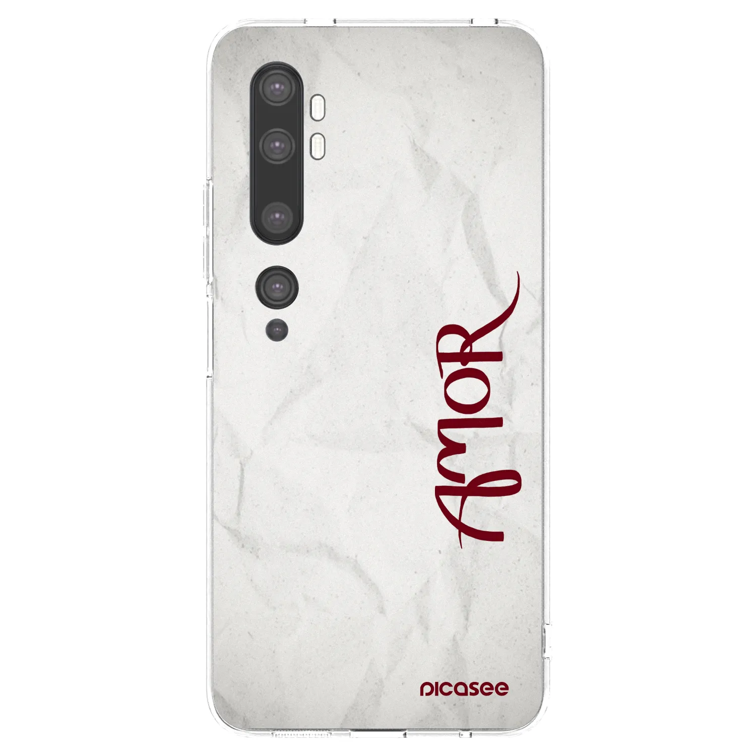Picasee átlátszó szilikon tok az alábbi mobiltelefonokra Xiaomi Mi Note 10 (Pro) - Amor