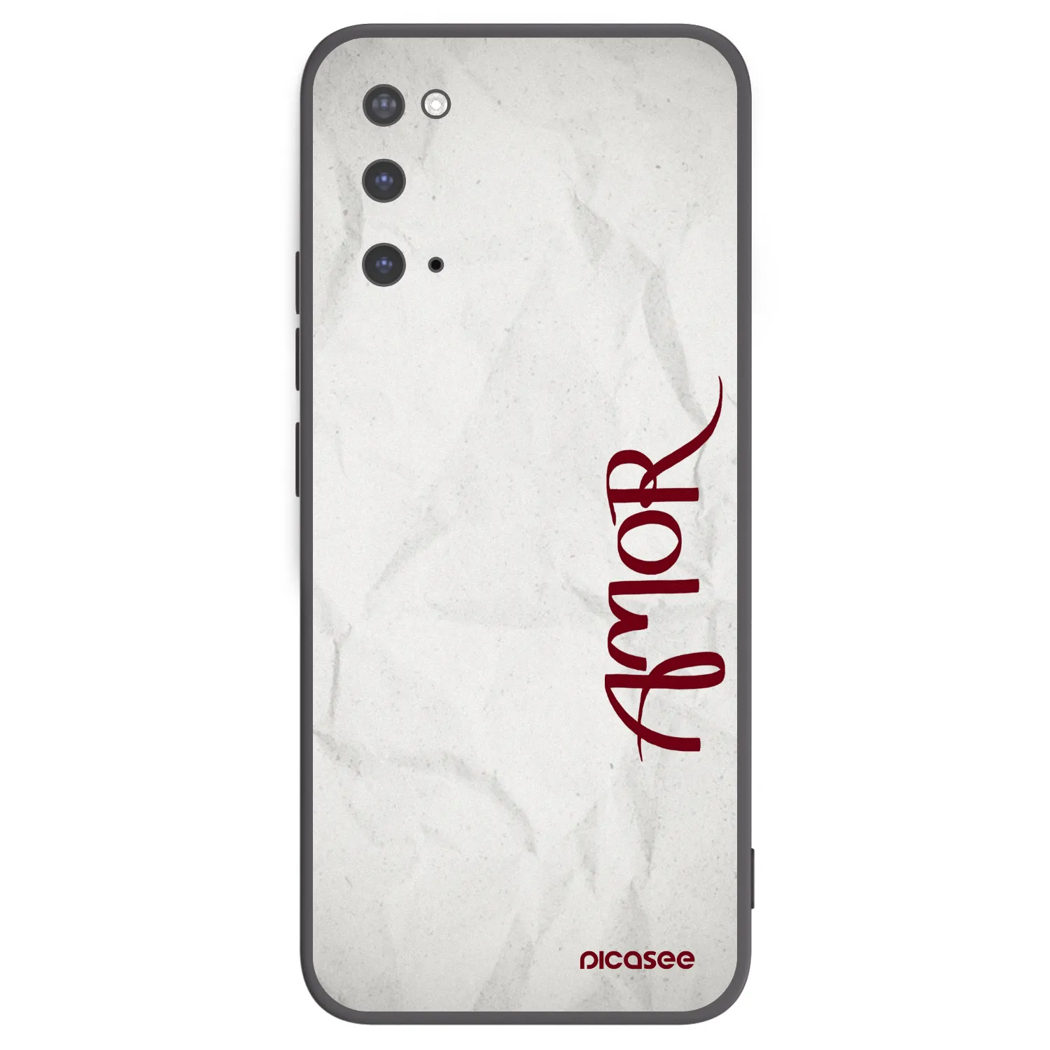 Picasee fekete szilikon tok az alábbi mobiltelefonokra Samsung Galaxy S20 G980F - Amor