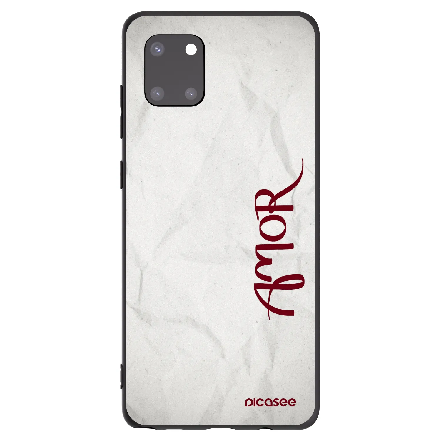 Picasee fekete szilikon tok az alábbi mobiltelefonokra Samsung Galaxy Note 10 Lite N770F - Amor