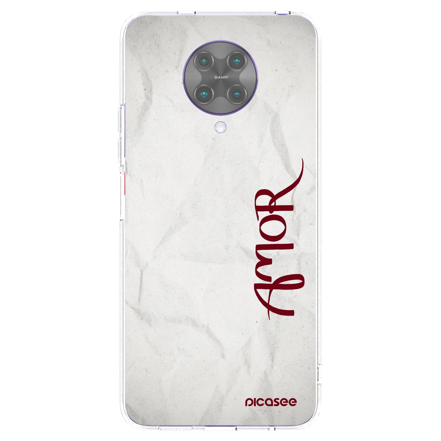 Picasee átlátszó szilikon tok az alábbi mobiltelefonokra Xiaomi Poco F2 Pro - Amor