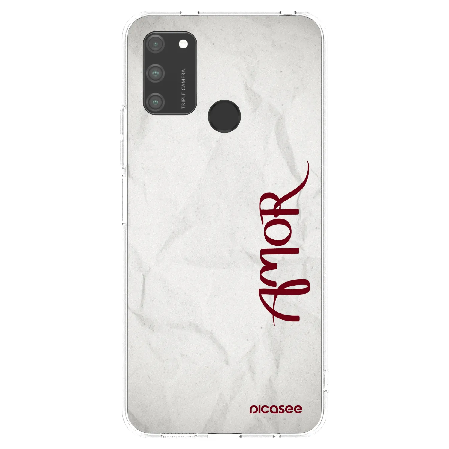 Picasee átlátszó szilikon tok az alábbi mobiltelefonokra Honor 9A - Amor