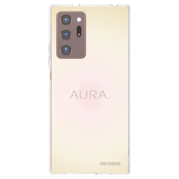 Picasee átlátszó szilikon tok az alábbi mobiltelefonokra Samsung Galaxy Note 20 Ultra - Aura