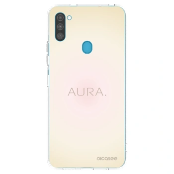 Picasee átlátszó szilikon tok az alábbi mobiltelefonokra Samsung Galaxy M11 - Aura