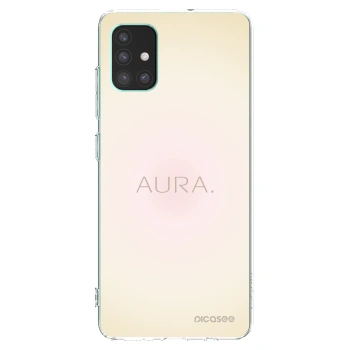 Picasee átlátszó szilikon tok az alábbi mobiltelefonokra Samsung Galaxy M51 M515F - Aura