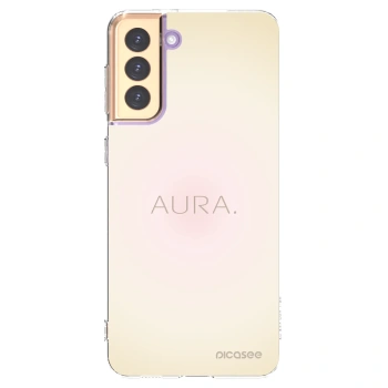 Picasee átlátszó szilikon tok az alábbi mobiltelefonokra Samsung Galaxy S21+ 5G G996F - Aura
