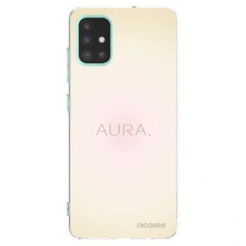 Picasee átlátszó szilikon tok az alábbi mobiltelefonokra Samsung Galaxy M31s - Aura