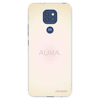 Picasee átlátszó szilikon tok az alábbi mobiltelefonokra Motorola Moto G9 Play - Aura