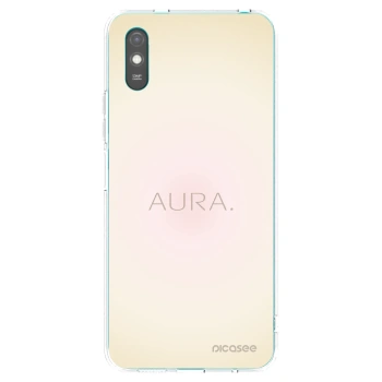 Picasee átlátszó szilikon tok az alábbi mobiltelefonokra Xiaomi Redmi 9AT - Aura
