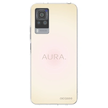 Picasee átlátszó szilikon tok az alábbi mobiltelefonokra Vivo X60 Pro 5G - Aura