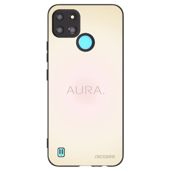 Picasee fekete szilikon tok az alábbi mobiltelefonokra Realme C21Y - Aura