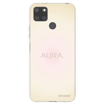Picasee átlátszó szilikon tok az alábbi mobiltelefonokra Realme C21Y - Aura