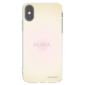 Picasee átlátszó szilikon tok az alábbi mobiltelefonokra Apple iPhone X/XS - Aura