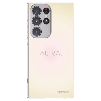 Picasee átlátszó szilikon tok az alábbi mobiltelefonokra Samsung Galaxy S23 Ultra 5G - Aura