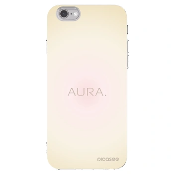 Picasee átlátszó szilikon tok az alábbi mobiltelefonokra Apple iPhone 6/6S - Aura