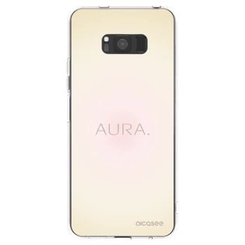 Picasee átlátszó szilikon tok az alábbi mobiltelefonokra Samsung Galaxy S8 G950F - Aura