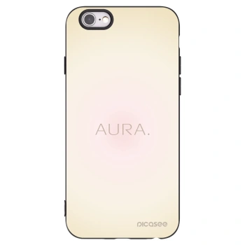 Picasee fekete szilikon tok az alábbi mobiltelefonokra Apple iPhone 6/6S - Aura