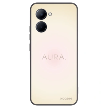 Picasee fekete szilikon tok az alábbi mobiltelefonokra Realme C33 (2023) - Aura