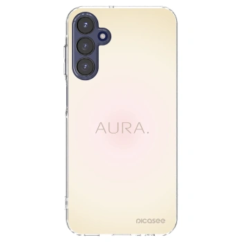 Picasee átlátszó szilikon tok az alábbi mobiltelefonokra Samsung Galaxy A15 A155F 4G - Aura