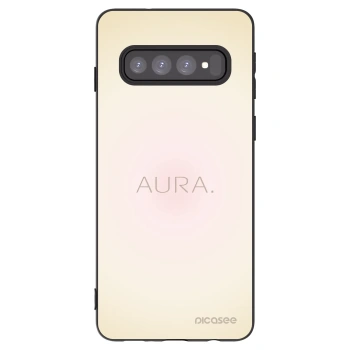 Picasee fekete szilikon tok az alábbi mobiltelefonokra Samsung Galaxy S10 G973 - Aura