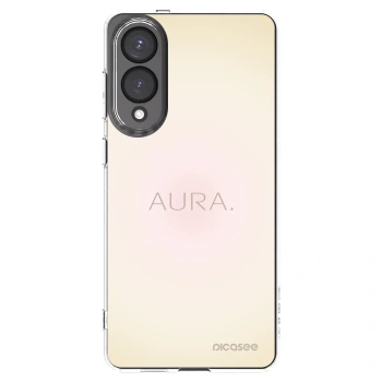 Picasee átlátszó szilikon tok az alábbi mobiltelefonokra Samsung Galaxy S25 Edge 5G - Aura