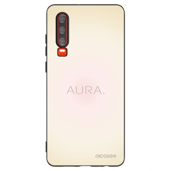 Picasee fekete szilikon tok az alábbi mobiltelefonokra Huawei P30 - Aura