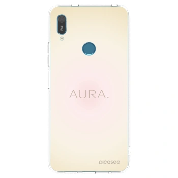 Picasee átlátszó szilikon tok az alábbi mobiltelefonokra Huawei Y6 2019 - Aura