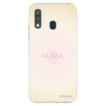 Picasee átlátszó szilikon tok az alábbi mobiltelefonokra Samsung Galaxy A40 A405F - Aura