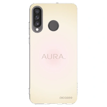 Picasee átlátszó szilikon tok az alábbi mobiltelefonokra Huawei P30 Lite - Aura