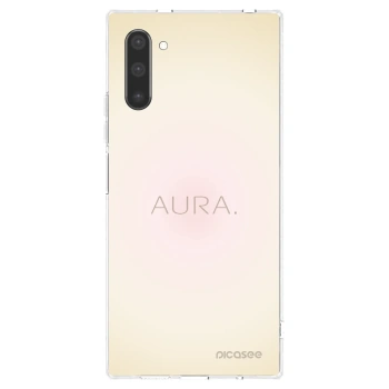 Picasee átlátszó szilikon tok az alábbi mobiltelefonokra Samsung Galaxy Note 10 N970F - Aura