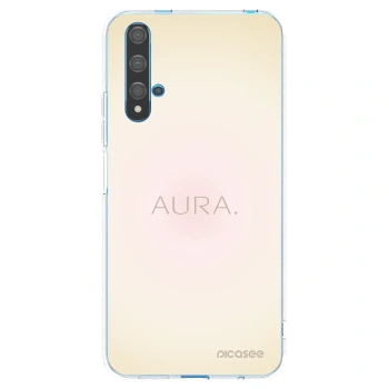 Picasee átlátszó szilikon tok az alábbi mobiltelefonokra Huawei Nova 5T - Aura