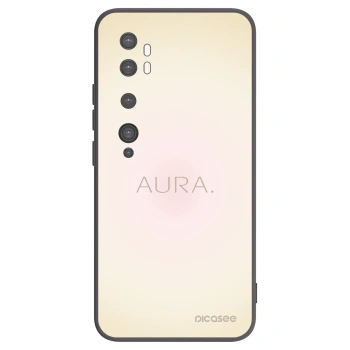 Picasee fekete szilikon tok az alábbi mobiltelefonokra Xiaomi Mi Note 10 (Pro) - Aura