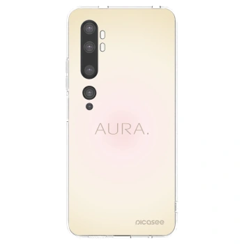 Picasee átlátszó szilikon tok az alábbi mobiltelefonokra Xiaomi Mi Note 10 (Pro) - Aura