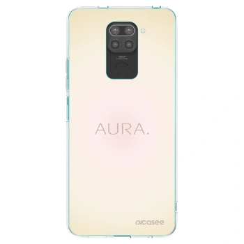 Picasee fekete szilikon tok az alábbi mobiltelefonokra Xiaomi Redmi Note 9 - Aura