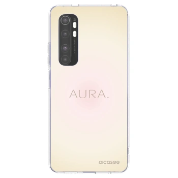 Picasee átlátszó szilikon tok az alábbi mobiltelefonokra Xiaomi Mi Note 10 Lite - Aura