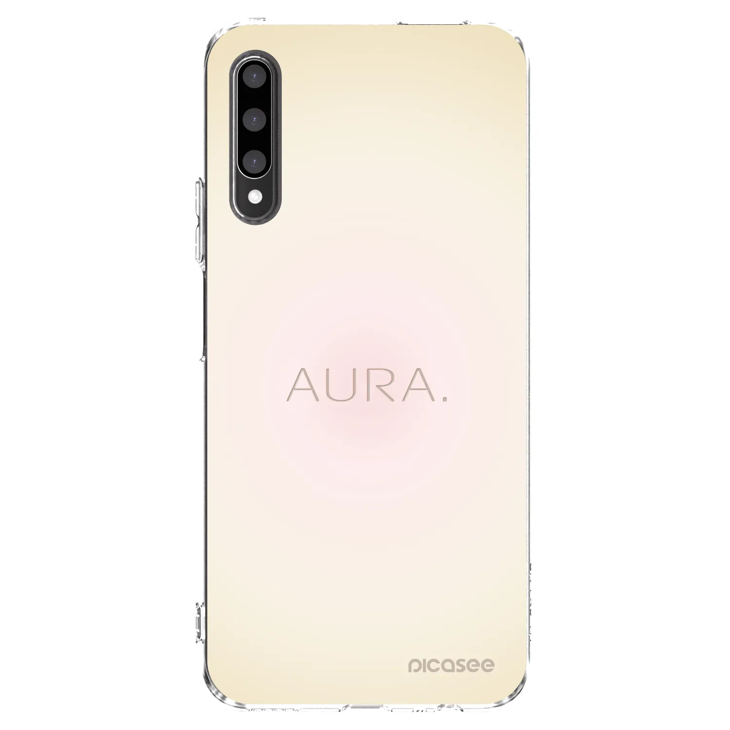 Picasee átlátszó szilikon tok az alábbi mobiltelefonokra Honor 9X Pro - Aura
