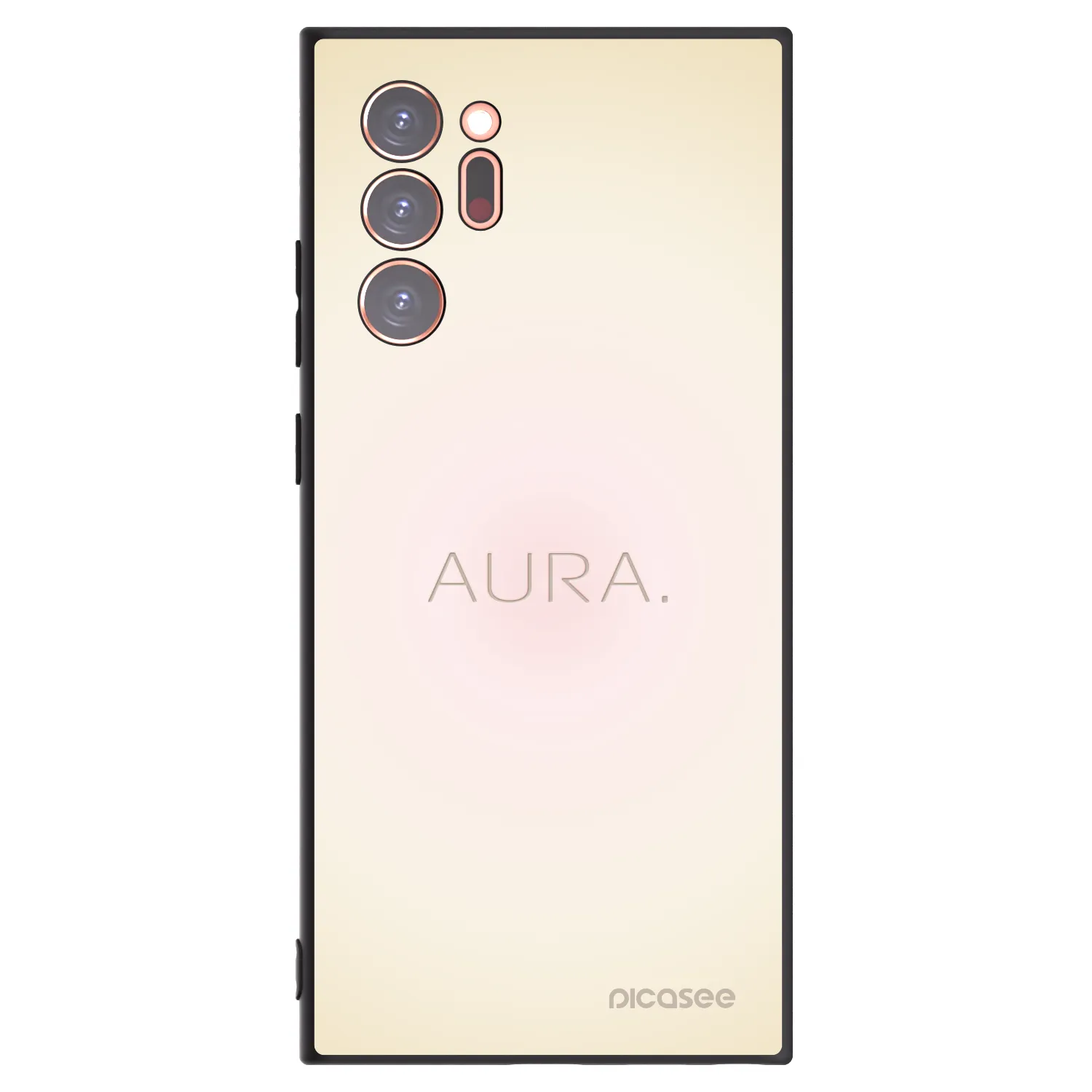Picasee fekete szilikon tok az alábbi mobiltelefonokra Samsung Galaxy Note 20 Ultra - Aura