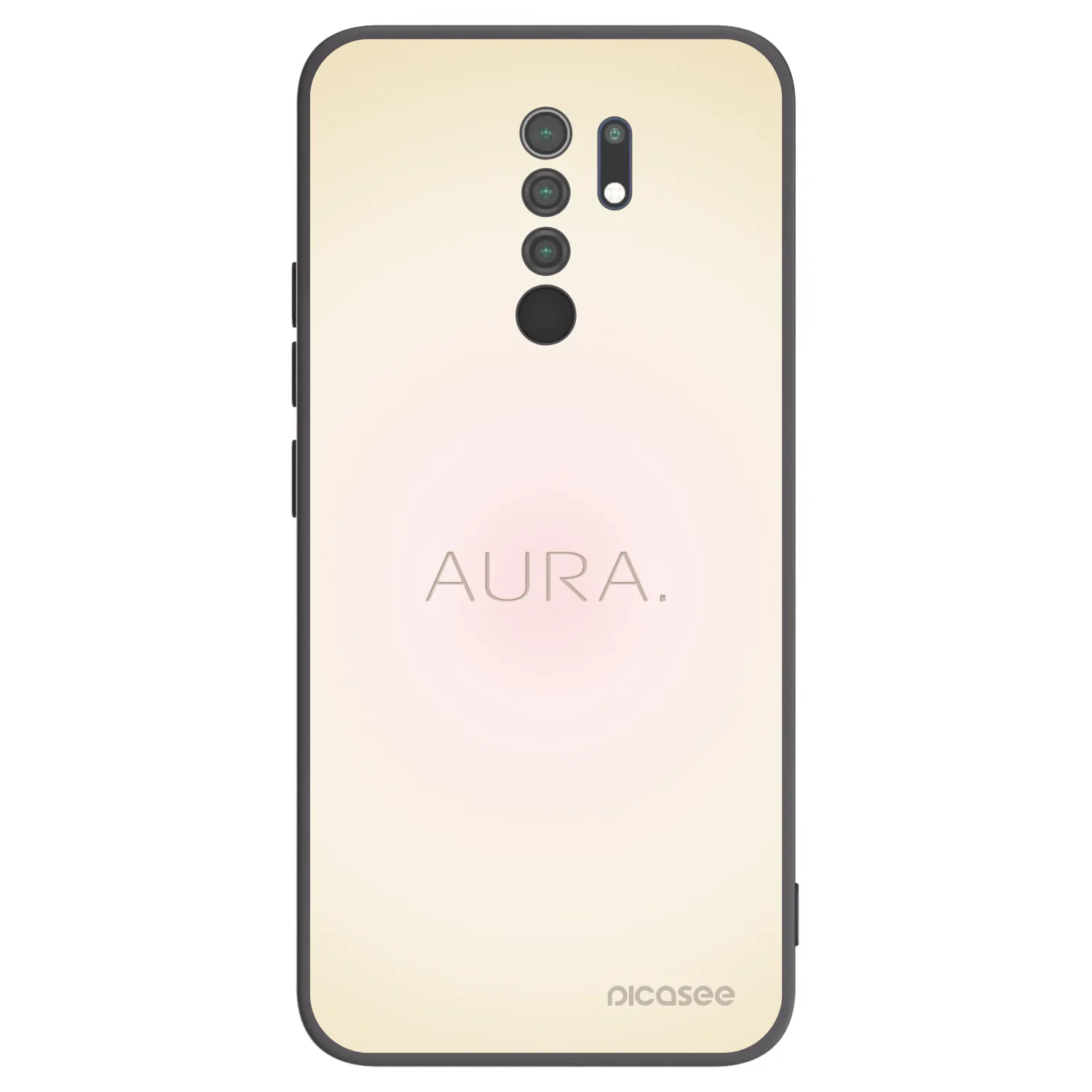 Picasee fekete szilikon tok az alábbi mobiltelefonokra Xiaomi Redmi 9 - Aura