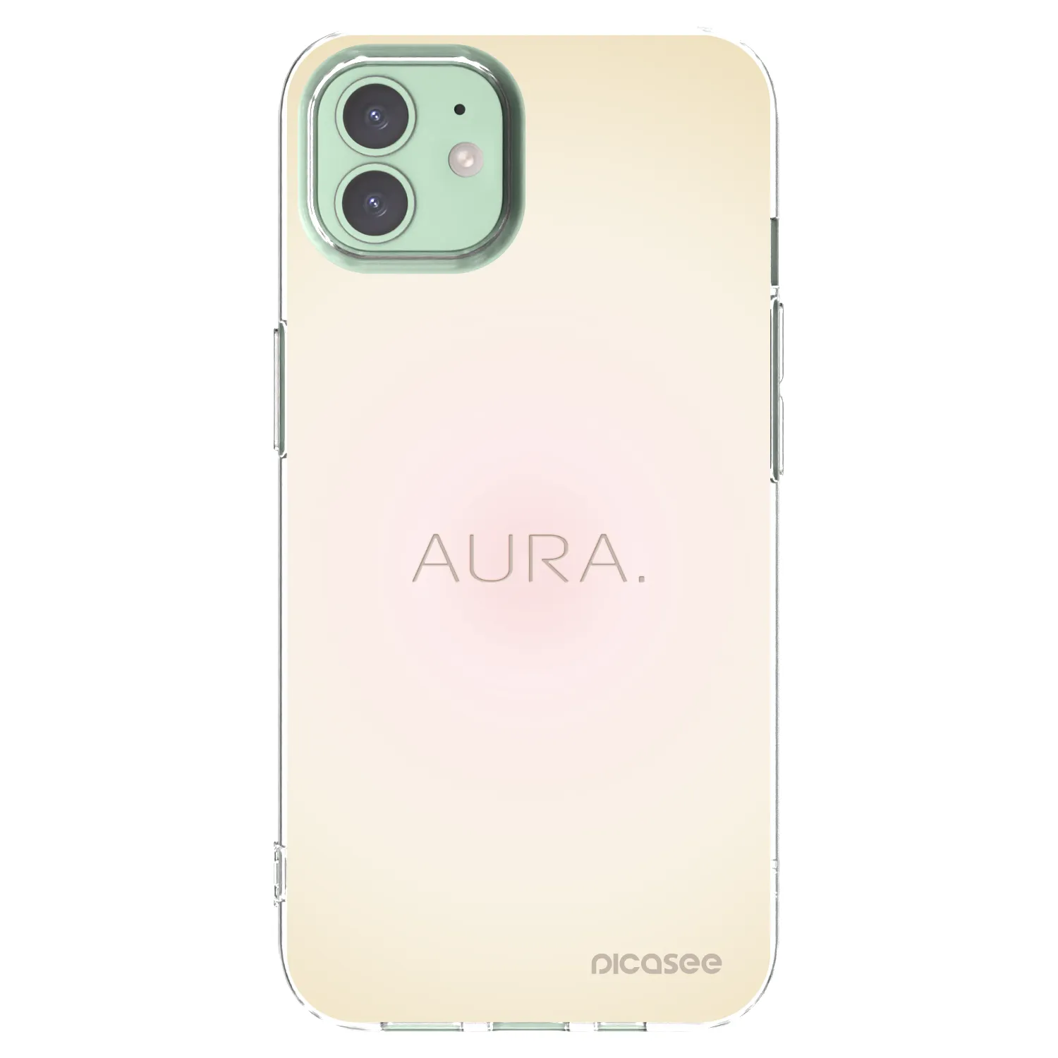 Picasee átlátszó szilikon tok az alábbi mobiltelefonokra Apple iPhone 12 Pro - Aura