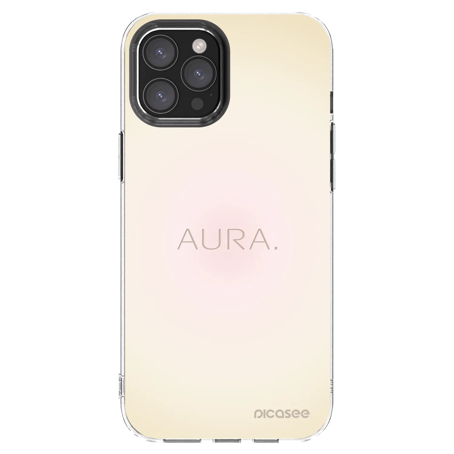 Picasee átlátszó szilikon tok az alábbi mobiltelefonokra Apple iPhone 12 Pro Max - Aura