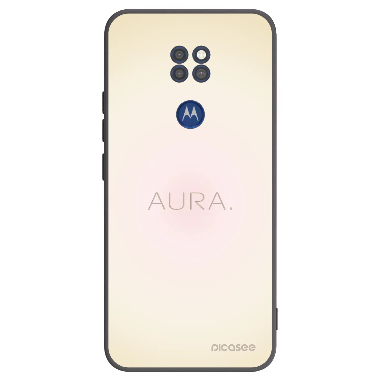 Picasee fekete szilikon tok az alábbi mobiltelefonokra Motorola Moto G9 Play - Aura