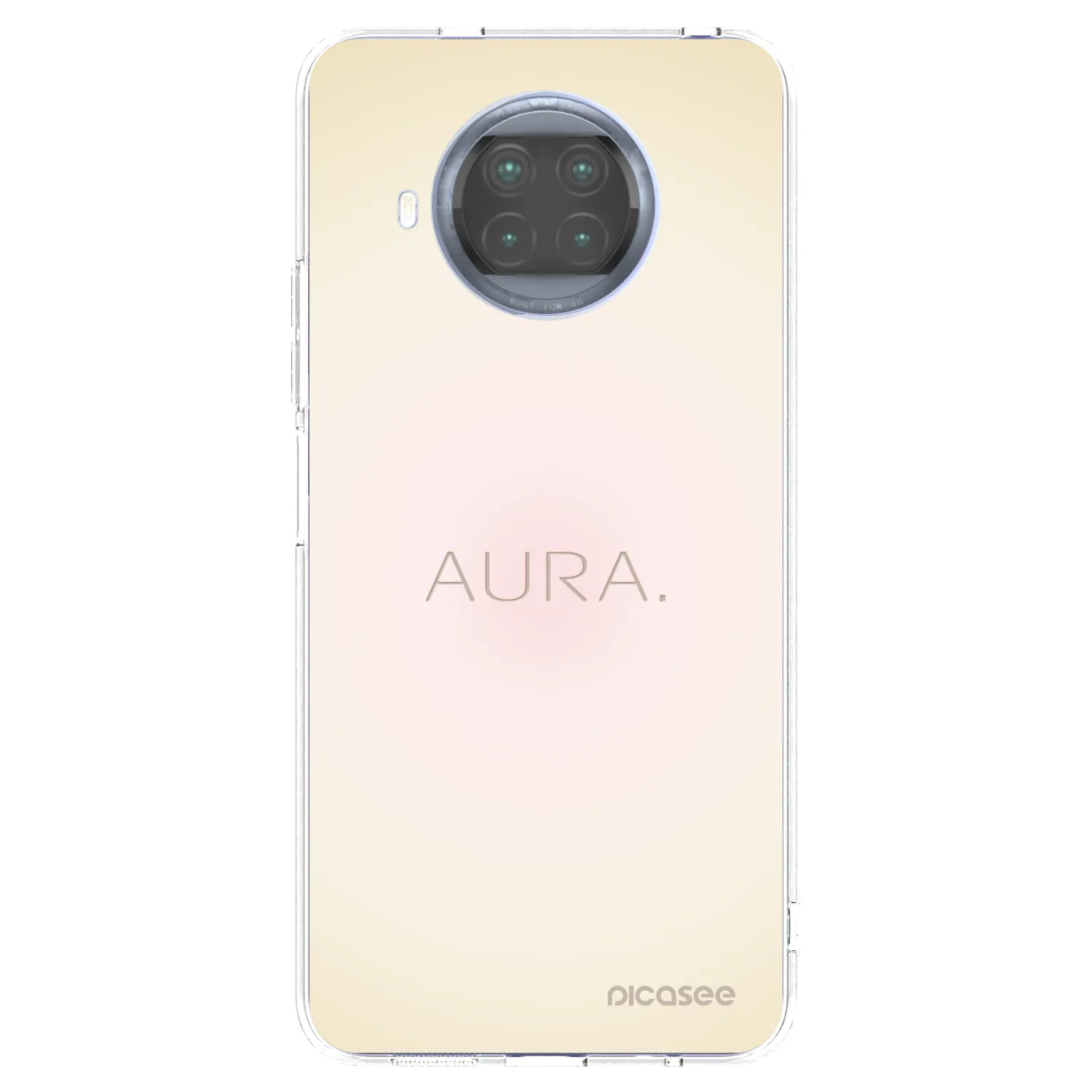 Picasee átlátszó szilikon tok az alábbi mobiltelefonokra Xiaomi Mi 10T Lite - Aura