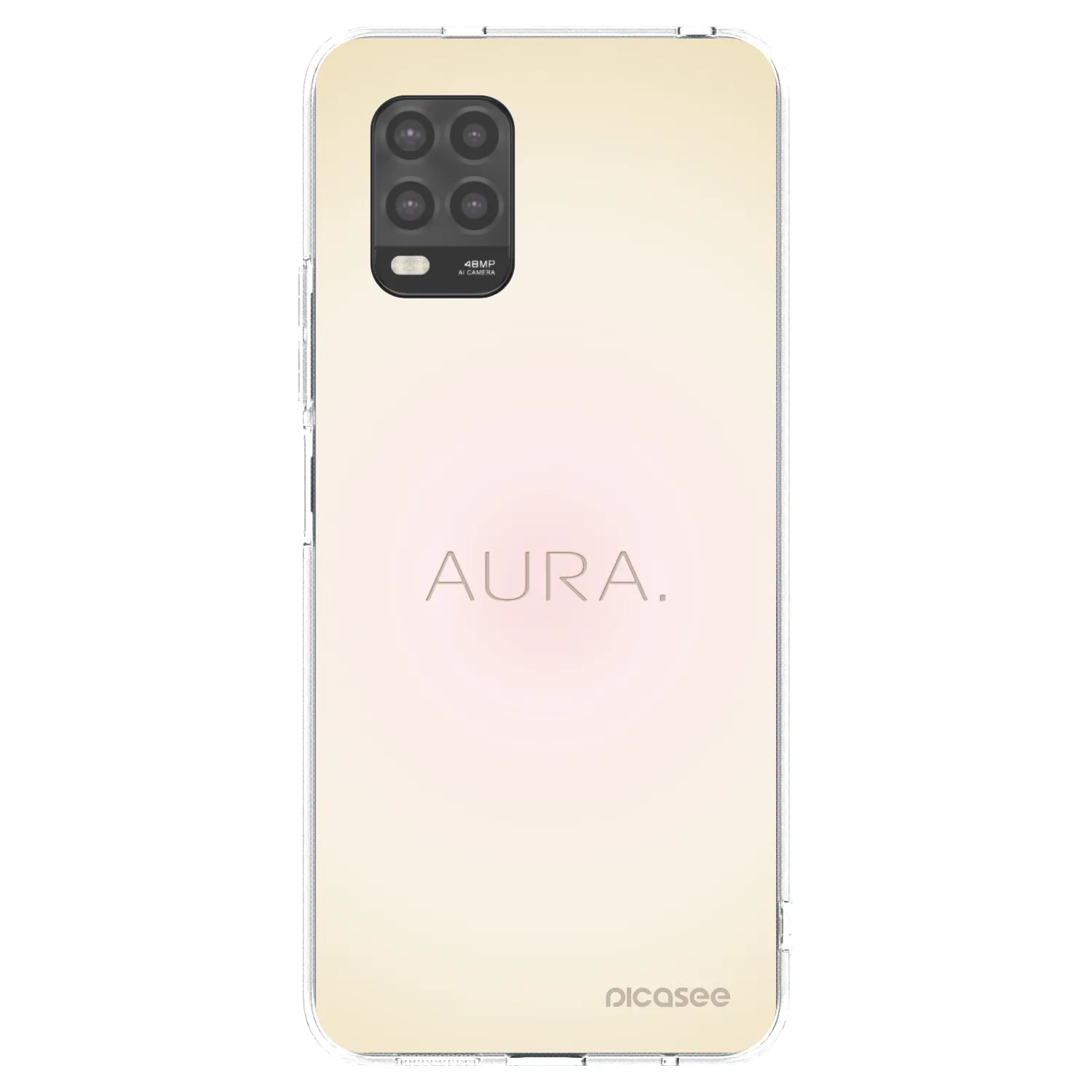 Picasee átlátszó szilikon tok az alábbi mobiltelefonokra Xiaomi Mi 10 Lite - Aura