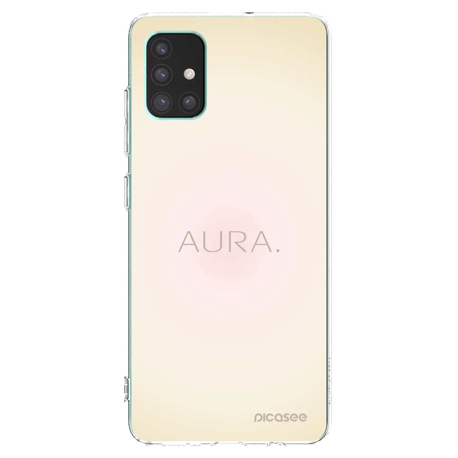 Picasee átlátszó szilikon tok az alábbi mobiltelefonokra Samsung Galaxy M51 M515F - Aura