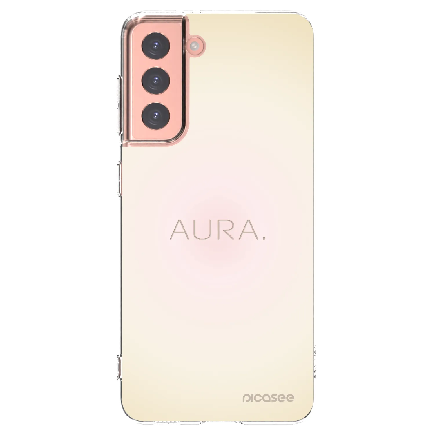 Picasee átlátszó szilikon tok az alábbi mobiltelefonokra Samsung Galaxy S21 5G G991B - Aura