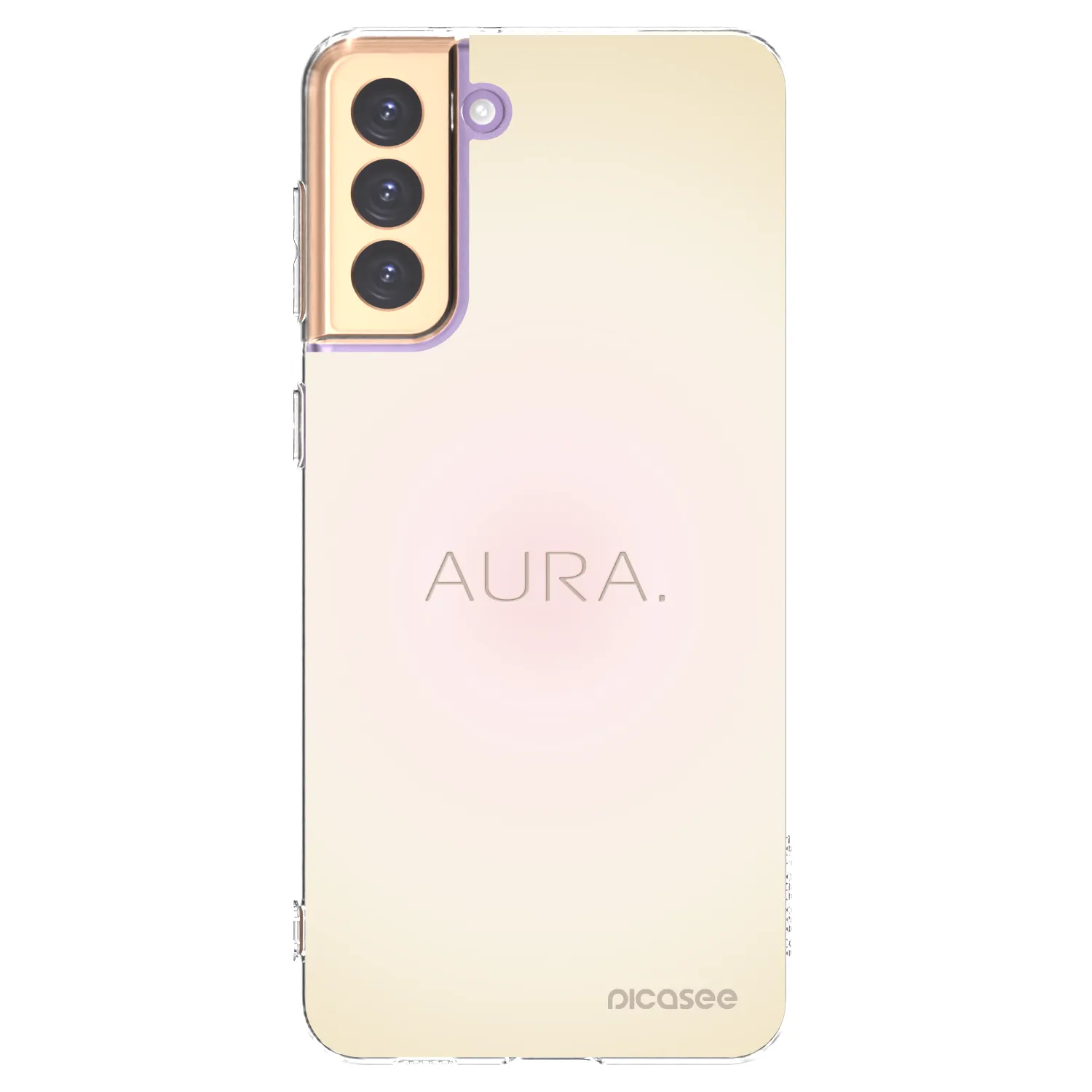 Picasee átlátszó szilikon tok az alábbi mobiltelefonokra Samsung Galaxy S21+ 5G G996F - Aura