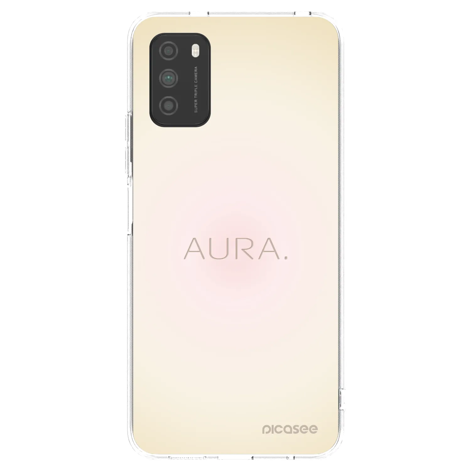 Picasee átlátszó szilikon tok az alábbi mobiltelefonokra Xiaomi Poco M3 - Aura