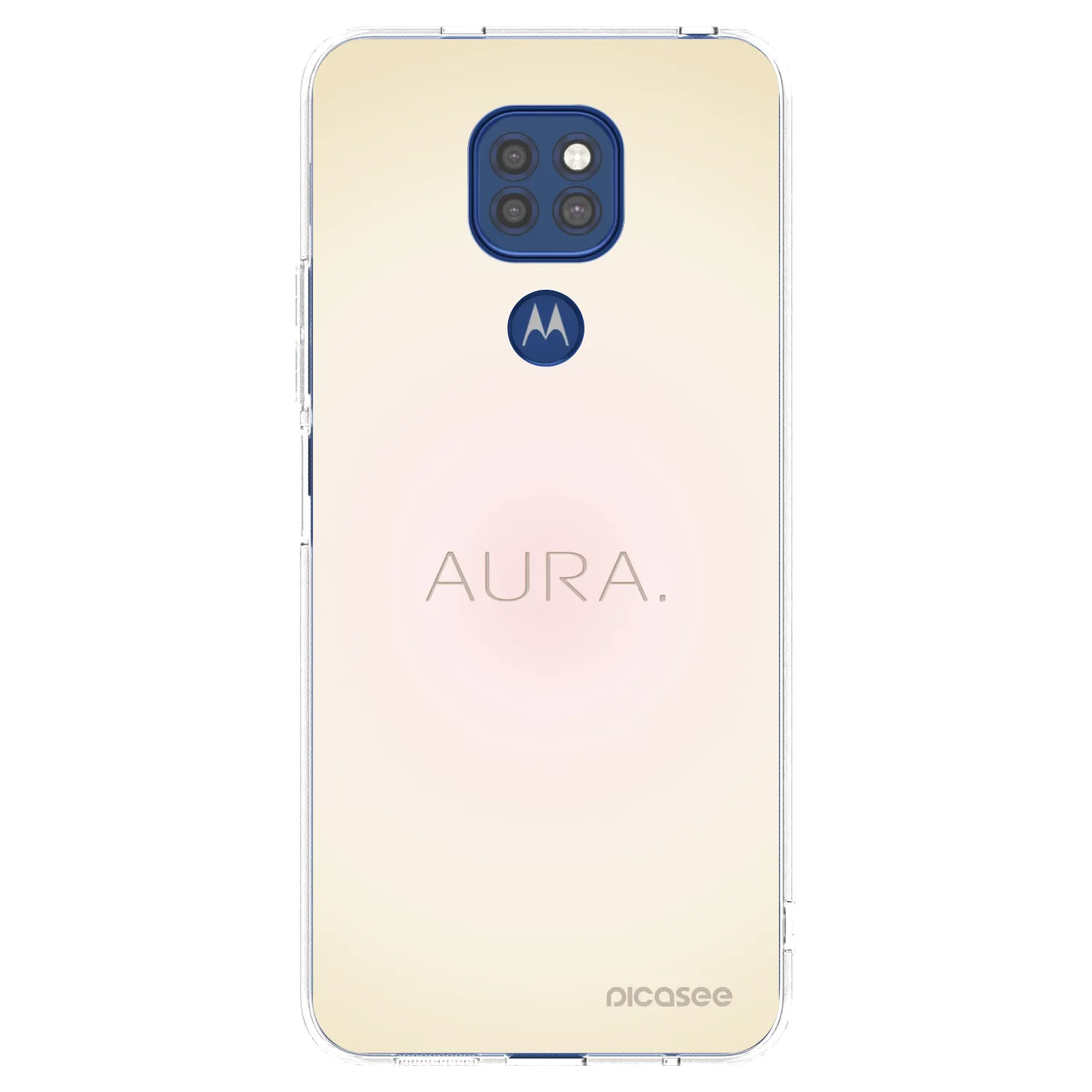 Picasee átlátszó szilikon tok az alábbi mobiltelefonokra Motorola Moto G9 Play - Aura