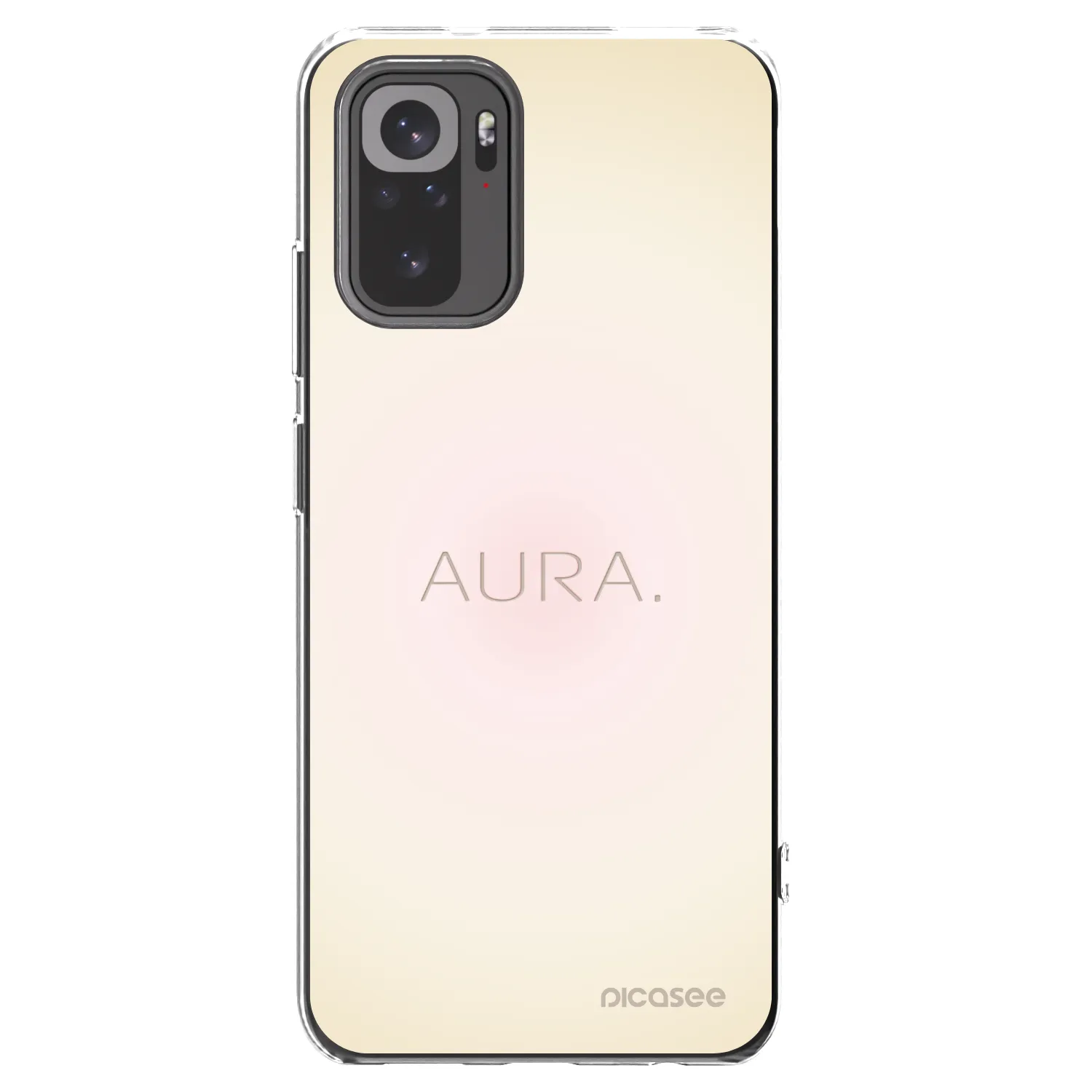 Picasee átlátszó szilikon tok az alábbi mobiltelefonokra Xiaomi Redmi Note 10 - Aura
