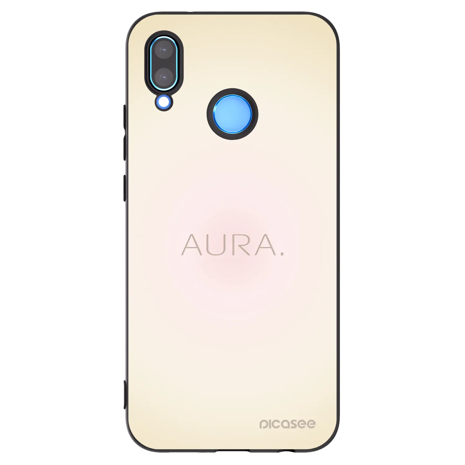 Picasee fekete szilikon tok az alábbi mobiltelefonokra Huawei P20 Lite - Aura