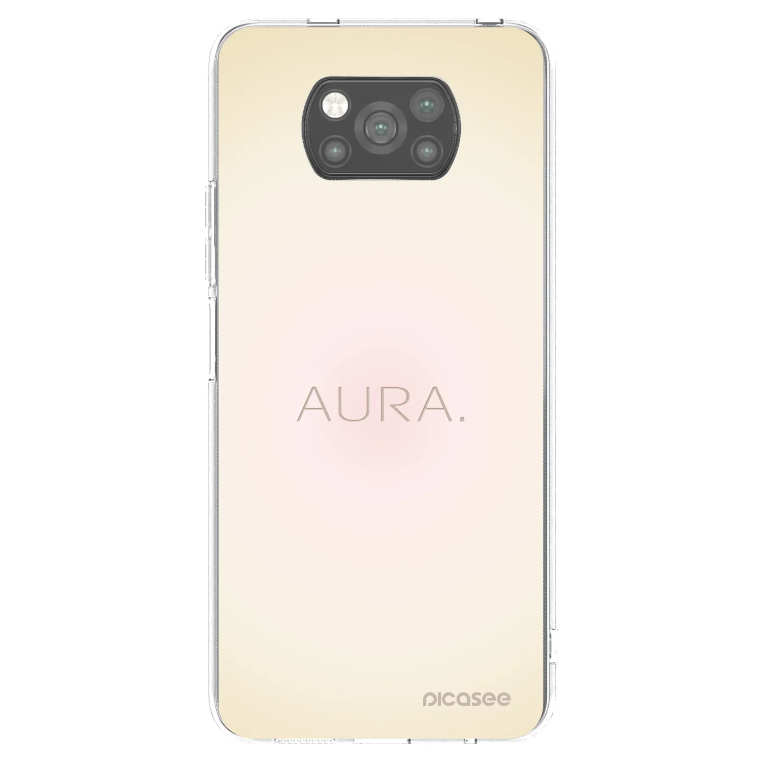 Picasee fekete szilikon tok az alábbi mobiltelefonokra Xiaomi Poco X3 Pro - Aura